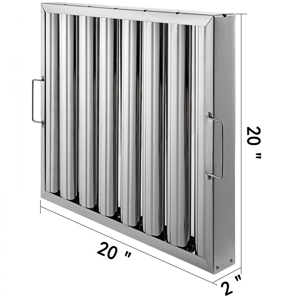 6x Flammschutzfilter 49x49cm Wandhaube Abzugshaube Lüftungsfilter Gastrofilter