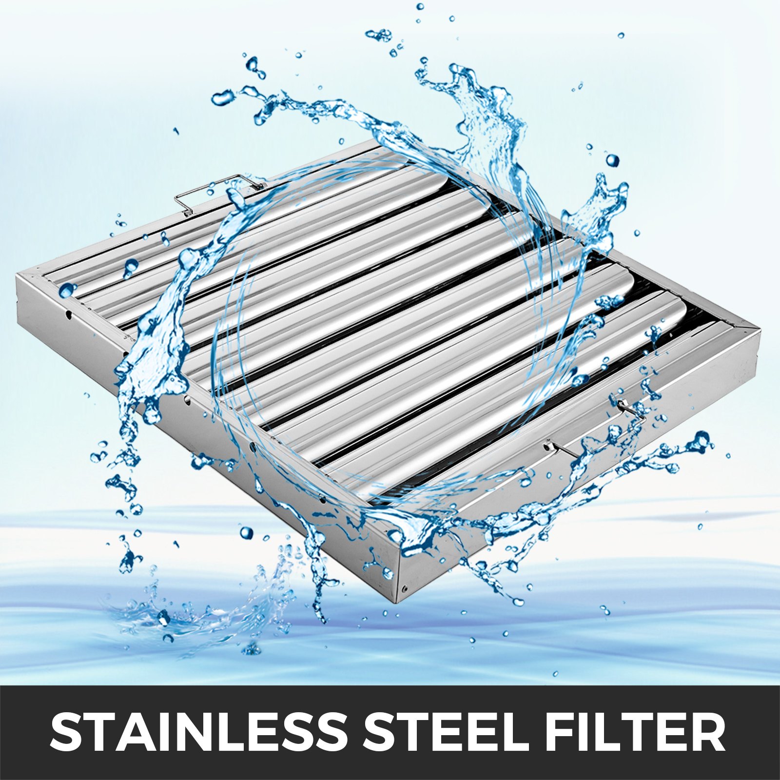 6x Flammschutzfilter 49x49cm Wandhaube Abzugshaube Lüftungsfilter Gastrofilter