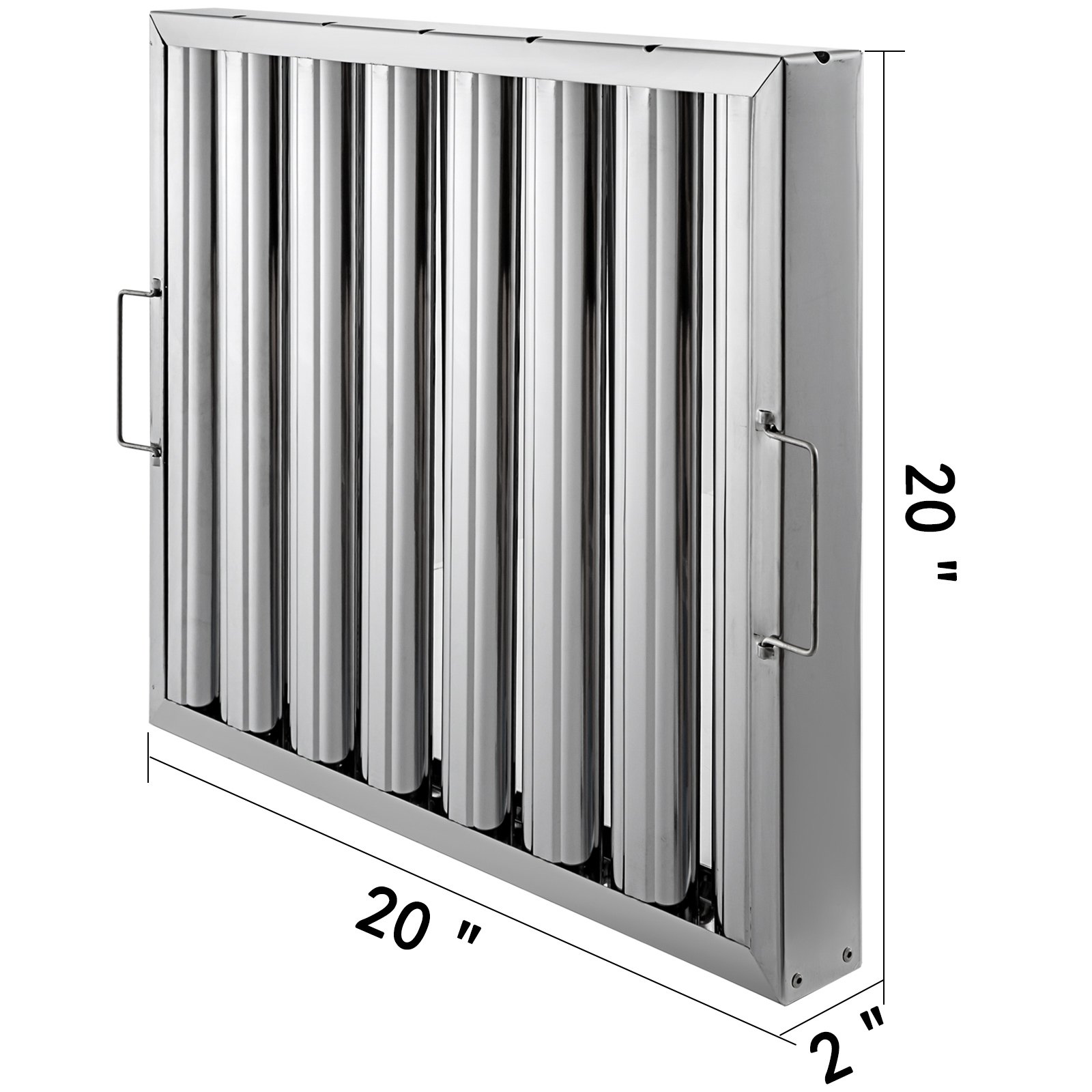 6x Flammschutzfilter 49x49cm Wandhaube Abzugshaube Lüftungsfilter Gastrofilter
