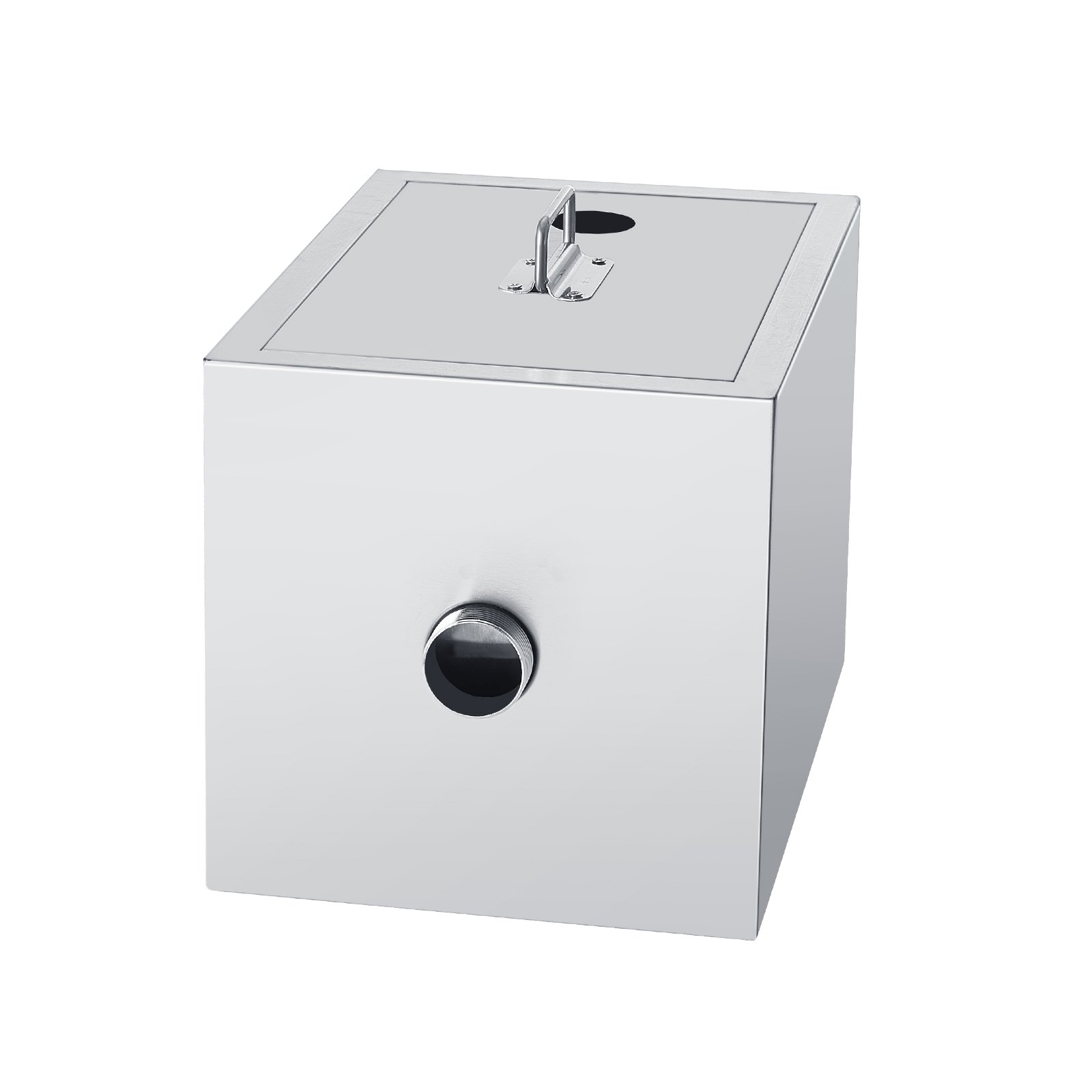 VEVOR Kommerzieller Fettabscheider, 3,63kg Fettabscheider, Zulaufabscheider Oben, Fettabscheider aus Edelstahl Unter der Spüle, 10,5 L/mi8n Abwasser-Öl-Wasser-Abscheider, für Restaurant, Kantine usw.