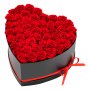 VEVOR 50 Stk. Ewige Rosen in Herzform Box, konservierter Blumenstrauß, Blumen Geschenkbox für ihre Frau, Mütter, Liebespartner, zur Hochzeit, zum Muttertag, Valentinstag, Weihnachten, Rot