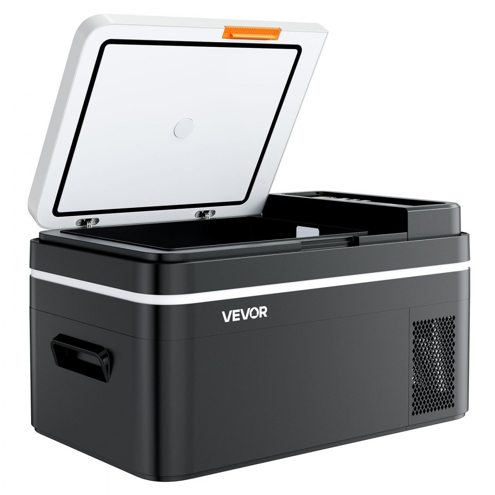 VEVOR Kompressor Kühlbox 22 L,12/24V DC Elektrische Gefrierbox mit App-Steuerung, 100–240 V AC Autokühlschrank für Camping Reisen Lastkraftwagen Angeln, 45 W Thermoelektrische Kühlbox Tragbar