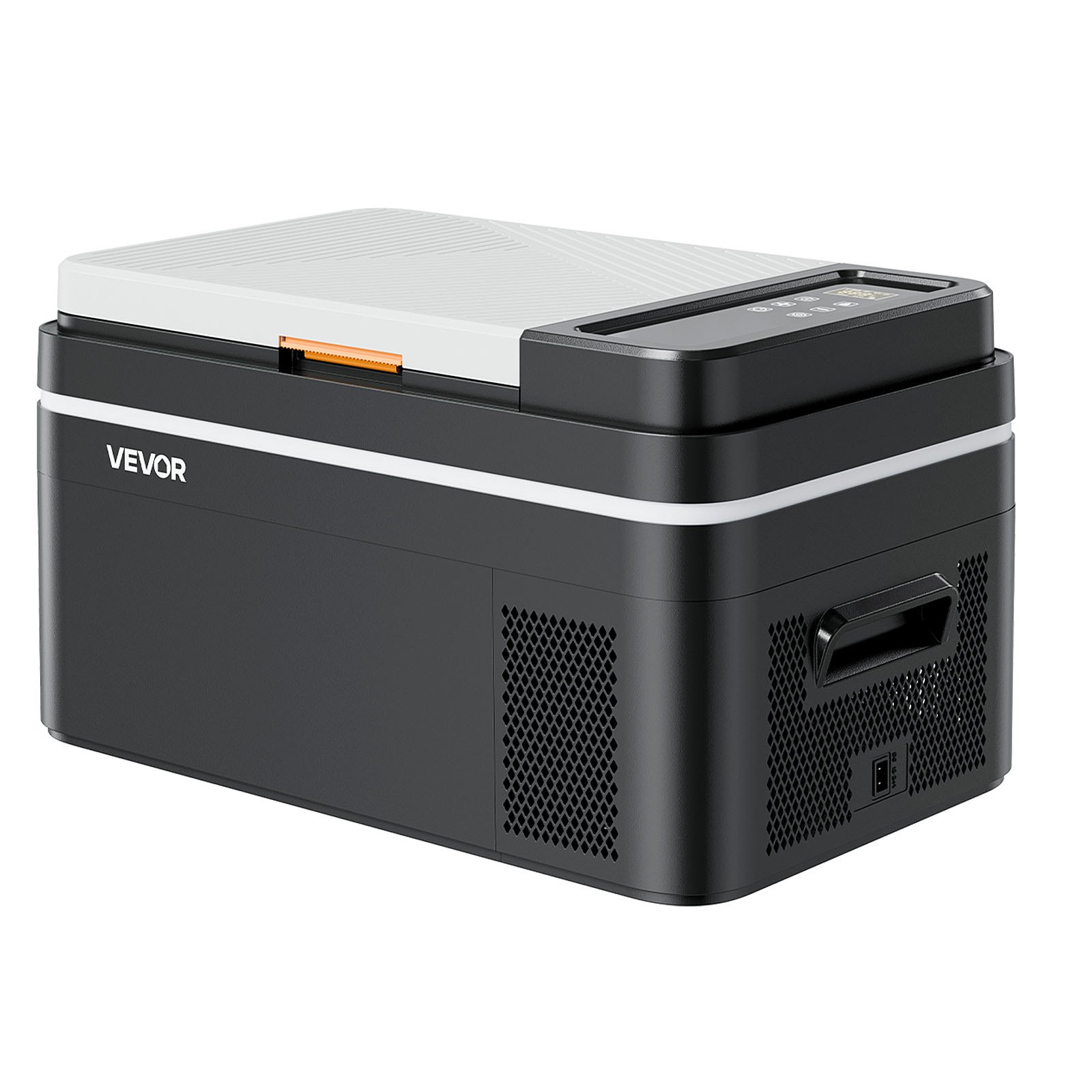 VEVOR Kompressor Kühlbox 22 L,12/24V DC Elektrische Gefrierbox mit App-Steuerung, 100–240 V AC Autokühlschrank für Camping Reisen Lastkraftwagen Angeln, 45 W Thermoelektrische Kühlbox Tragbar