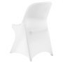 VEVOR Stuhlhussen Stuhlbezug 30 Stk. waschbarer & abnehmbarer Stuhlüberzug aus Polyester-Spandex für Hochzeitsfeiern Esszimmerbankette Restaurant, passend für Stühle (46 x 50 x 86 cm) Weiß
