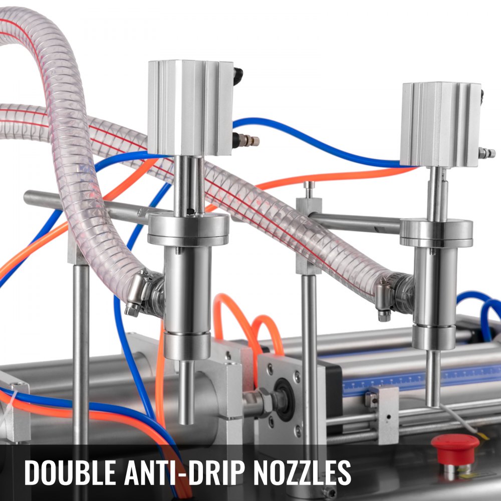 Vevor Flüssigkeit Abfüllmaschine Pneumatische 50-500 Ml Füllgerät Doppeldüsen