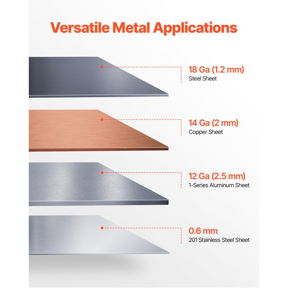 VEVOR Biegemaschine, 762 mm Blechbiegemaschine, 1,2-mm-Biegedicke, 0–135 Grad einstellbar, Metallbiegemaschine, kein Wackeln, robustes Aluminium-Biegegerät für präzises Stapelbiegen