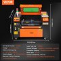 VEVOR 50W CO2 laser engraver, 300x500mm, 500mm/s laser cutting machine with 2-way pass air assist, compatible with LightBurn, CorelDRAW, AutoCAD, Windows, Mac OS, Linux, for wood, acrylic, fabric