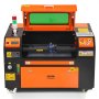 VEVOR 50W CO2 laser engraver, 300x500mm, 500mm/s laser cutting machine with 2-way pass air assist, compatible with LightBurn, CorelDRAW, AutoCAD, Windows, Mac OS, Linux, for wood, acrylic, fabric