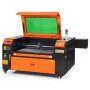 VEVOR 80W CO2-Lasergravierer, 500x700mm, 500mm/s Laserschneidmaschine mit 2-Wege-Pass-Air-Assist, kompatibel mit LightBurn, CorelDRAW, AutoCAD, Windows, Mac OS, Linux, für Holz, Acryl, Stoff