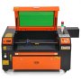 VEVOR 80W CO2 laser engraver, 500x700mm, 500mm/s laser cutting machine with 2-way pass air assist, compatible with LightBurn, CorelDRAW, AutoCAD, Windows, Mac OS, Linux, for wood, acrylic, fabric