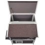 VEVOR Outdoor Cat House, Weatherproof, Shelter for Wild Cats for Multiple Cats, Large 2-Story Wooden Outdoor Cat House with Balcony, Doors, PVC Door Flaps and Open Roof, 76.2 cm L x 76.2 cm W x 81.3 cm H
