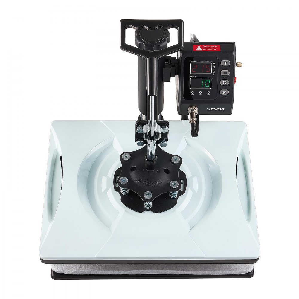 VEVOR Transferpresse 29x38cm 5-in-1 Sublimationsmaschine 1000W Heißpresse, Schnelles & Gleichmäßiges Aufheizen Digitale Zeit- & Temperaturregelung, für T-Shirts, Tassen, Becher, Kappen, Teller