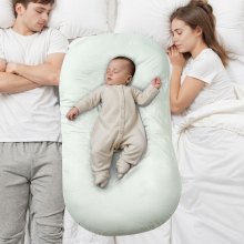 VEVOR Babynest, Kuschelnest, 100 % Baumwolle, atmungsaktive & weiche Babyliege mit 2 doppelseitigen & maschinenwaschbaren Bezügen, Babynestchen, Reisebett für zu Hause & unterwegs, 800x500x100mm