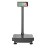 VEVOR Digitale Plattformwaage, 300 kg Tragkraft, 50 g hohe Genauigkeit, elektronische Bodenwaage mit LB/KG, Tara, Preisrechner, AC/DC-Stromversorgung, geeignet für Gepäck, Versand, Pakete, Porto
