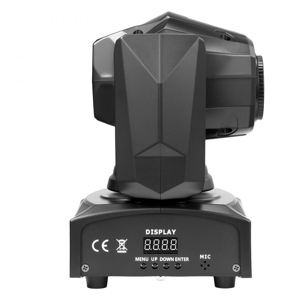 VEVOR 2 Stk. Moving Head LED 30W RGB Bühnenlicht LED Strahler mit 8 Farben, Schwenkbarer Scheinwerfer für Party Hochzeit Club & Bühne, Strobe Partylicht mit 8 Gobos DMX512-Steuerung & Soundsteuerung