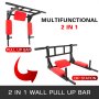 VEVOR Klimmzugstange wandmontage Multifunktionale Fitnessgeräte Wandbefestigung Reckstange für Wand Fitnessgeräte Wandbefestigung(Rot)