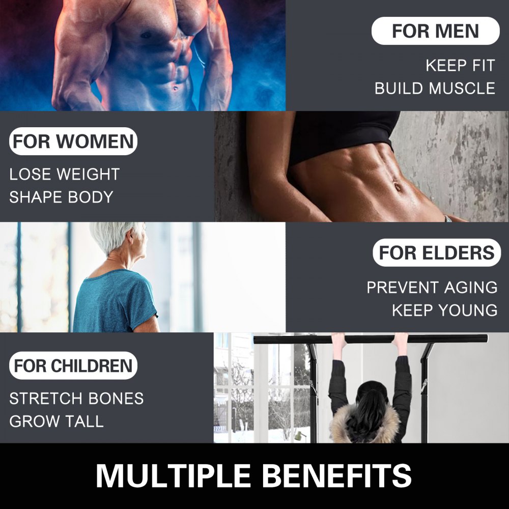 Tragbare Outdoor Klimmzugstange & Dip Station für Fitnessübung & Aufbewahrungstasche