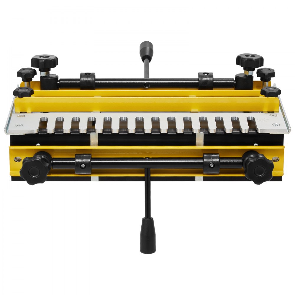 VEVOR Zinkenfräsmaschine 31 cm Breit, Zinkenfrässchablone mit Fräser & 12,7-mm-Schablone, Präzise Ausrichtung, Zapfen- & Zapfenschneidvorrichtung, Werkzeug für Möbel- & Schrankherstellung