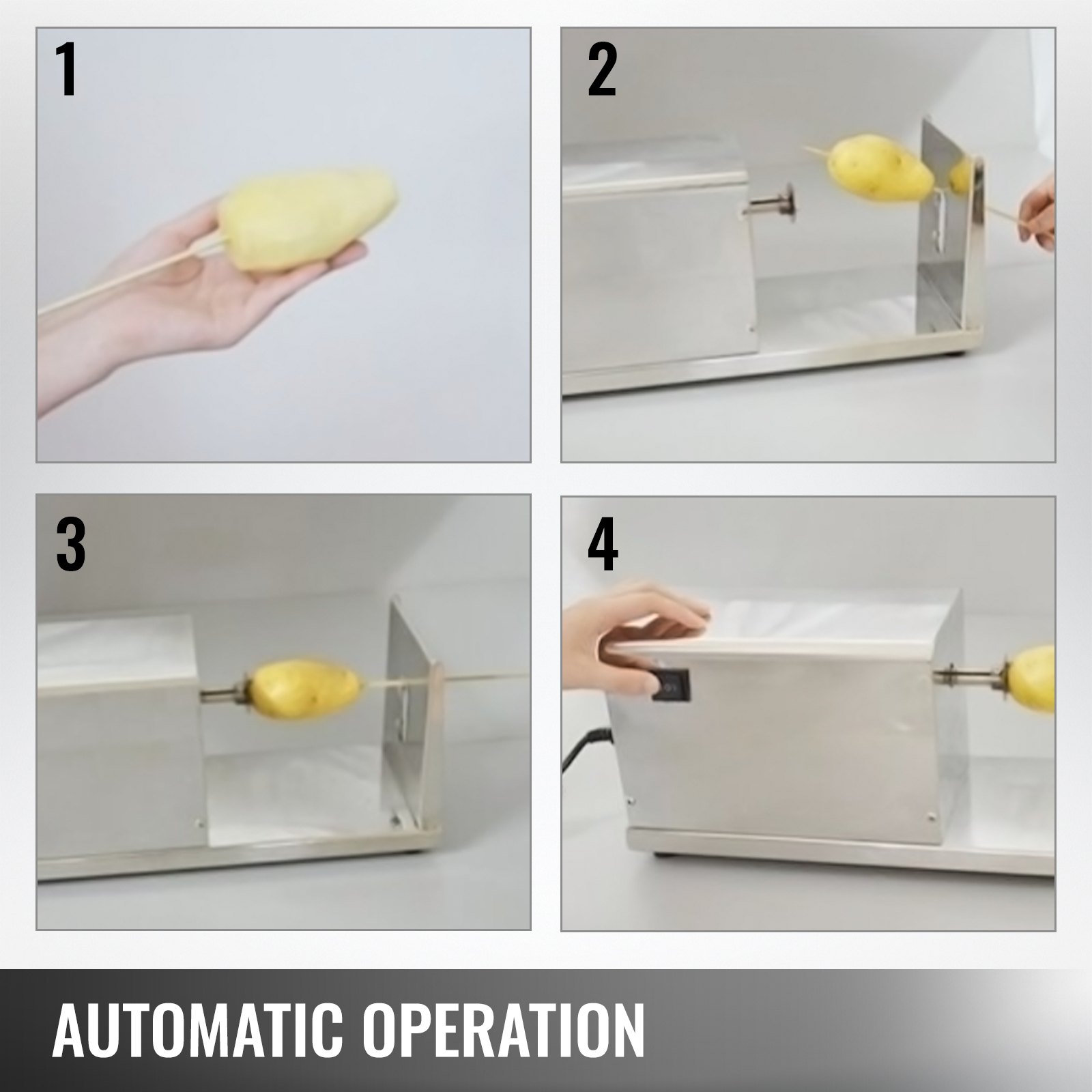 Kartoffel Fruit Gemüse Spiralschneider Twister Kartoffelschneider Tornado Chips