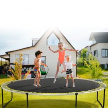 VEVOR Ersatz-Trampolinmatte für 457cm Rahmen 96 V-Ringe 16,5cm Federlänge