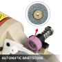 VEVOR Elektrischer Tuchschneider 65 mm Rotary Klingenstoff Schneidemaschine für Baumwolle Wolle Leinen Leder usw.
