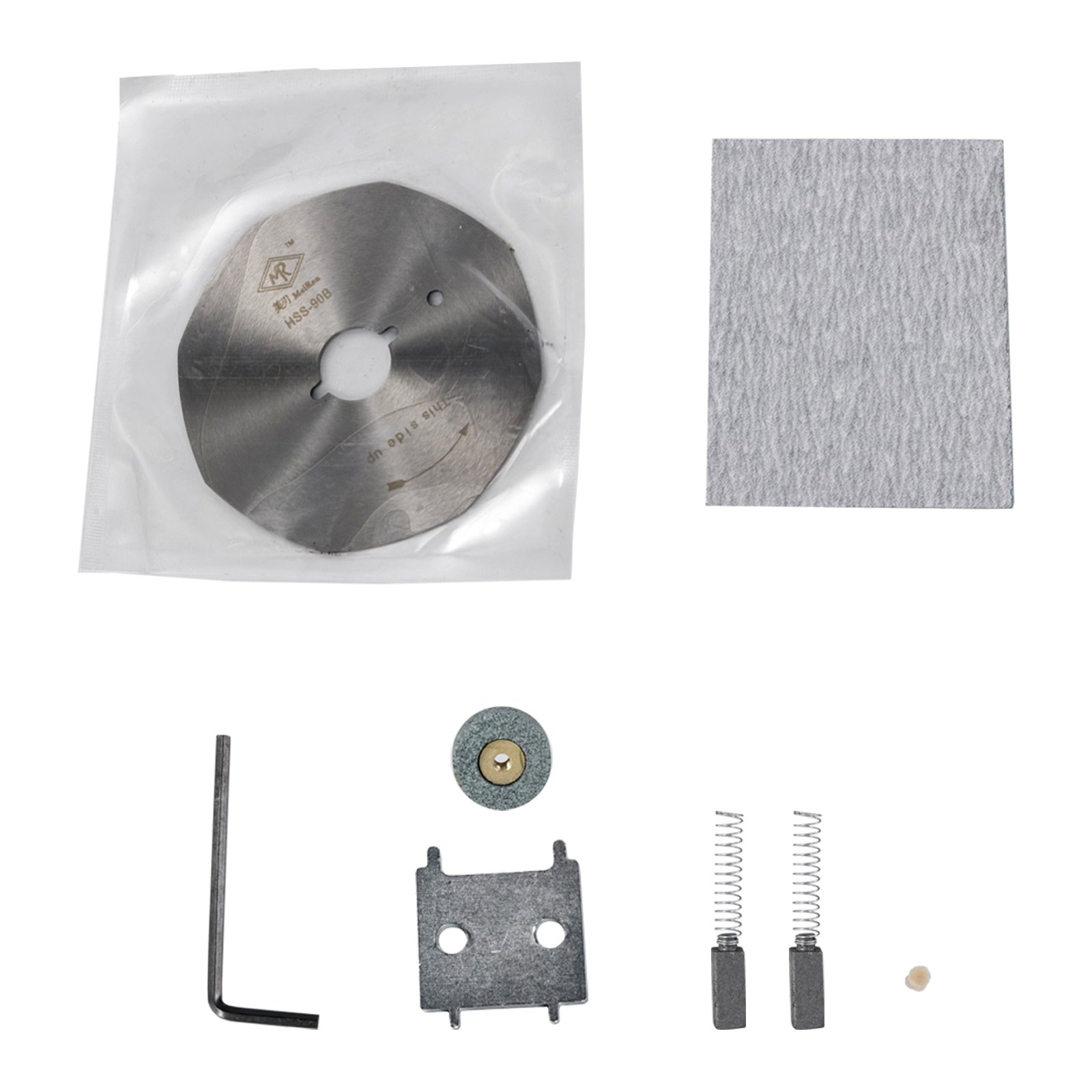 VEVOR 90 mm Elektrischer Rotationsschneider 220 V Elektrischer Tuchschneider  Rotary Klingenstoff Schneidemaschine zum Zuschneiden von Kleidung