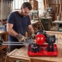VEVOR 370W Sägeblattschärfgerät, 2890 U/min Kreissägeblattschleifer mit 125 mm Schleifscheibe, Elektr. Schärfmaschine mit Einstellwinkel für 80-700 mm Sägeblätter, Blattschärfer für Holzbearbeitung