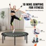 VEVOR Faltbares Mini-Trampolin Fitness-Rebounder 1027 mm, 150 kg belastbares Tainingstrampolin, Rebounder Sport Trampolin Mini-Trampolin Gartentrampolin für Erwachsene für Indoor-/Gartentraining