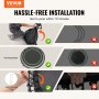 VEVOR Faltbares Mini-Trampolin Fitness-Rebounder 1027 mm, 150 kg belastbares Tainingstrampolin, Rebounder Sport Trampolin Mini-Trampolin Gartentrampolin für Erwachsene für Indoor-/Gartentraining