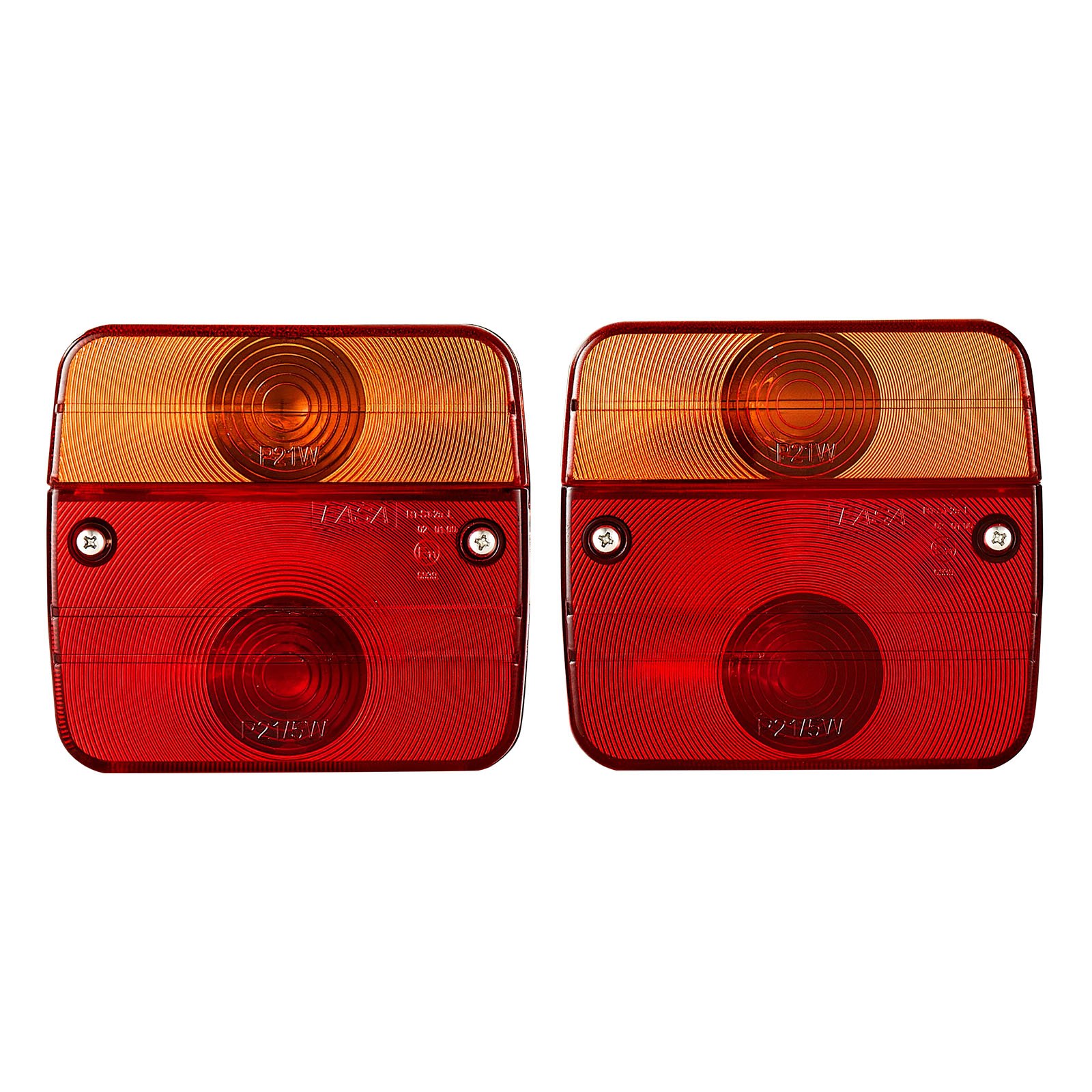 VEVOR Anhängerlichter Anhängerleuchten 2 Stk. mit 4 Modi (Bremslicht/Blinklicht/Rücklicht/Kennzeichenleuchte), wasser- und staubdichtes Anhängerbeleuchtungsset für Lkw Boot Wohnmobil