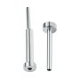 VEVOR 20er-Pack unsichtbares Kabelgeländer-Set T316 Edelstahl 1/8" unsichtbare Aufnahme und Gesenkbolzenende für Kabelgeländer Gesenkspanner 1/8" für Holz-/Metallpfosten Kabelgeländer-Hardware Silber
