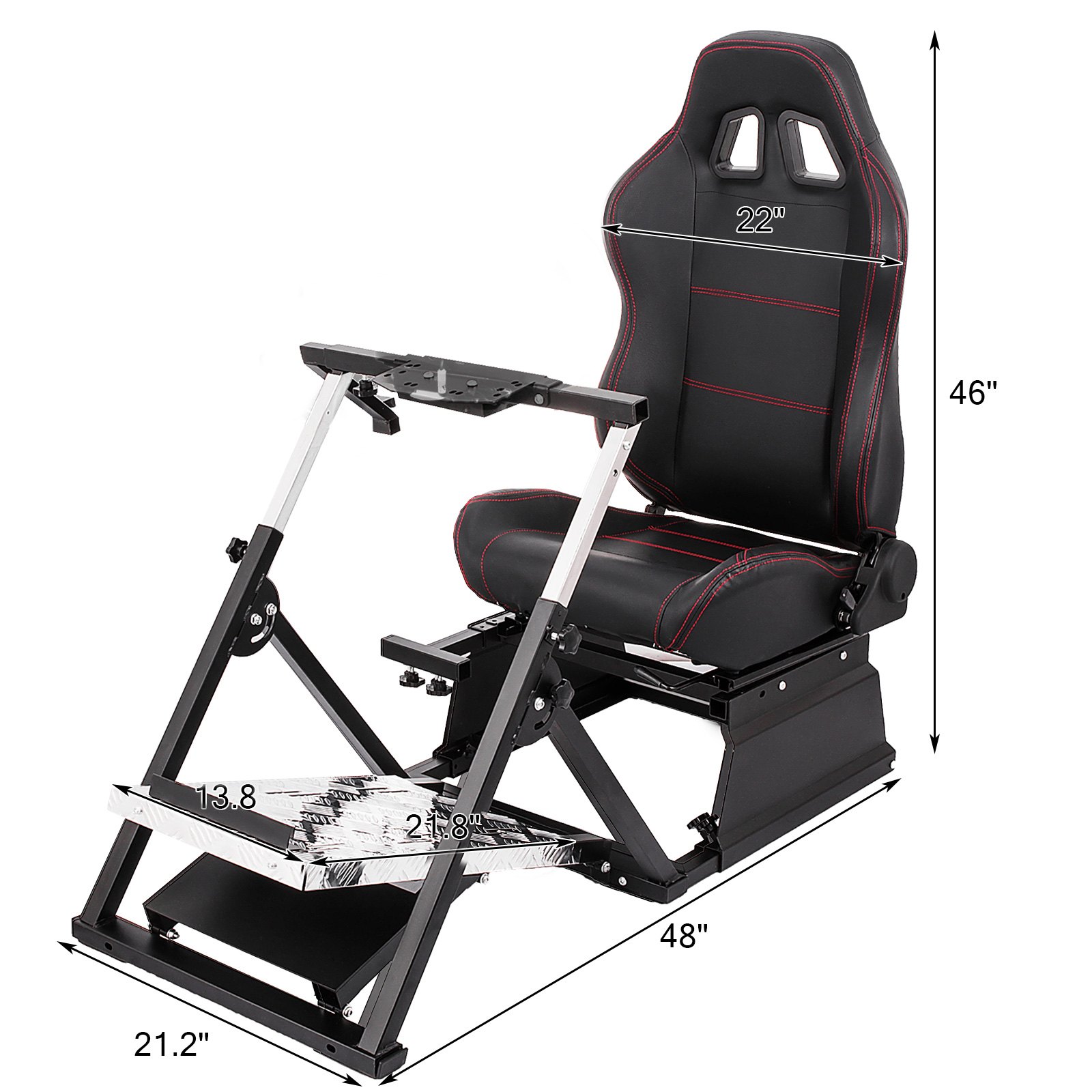 VEVOR G27 G29 G920 Racing Lenkradständer Pro Shifter Halterung Logitech V2 Gt Gaming Radständer Thrustmaster Radpedale Nicht enthalten Racing Radständer
