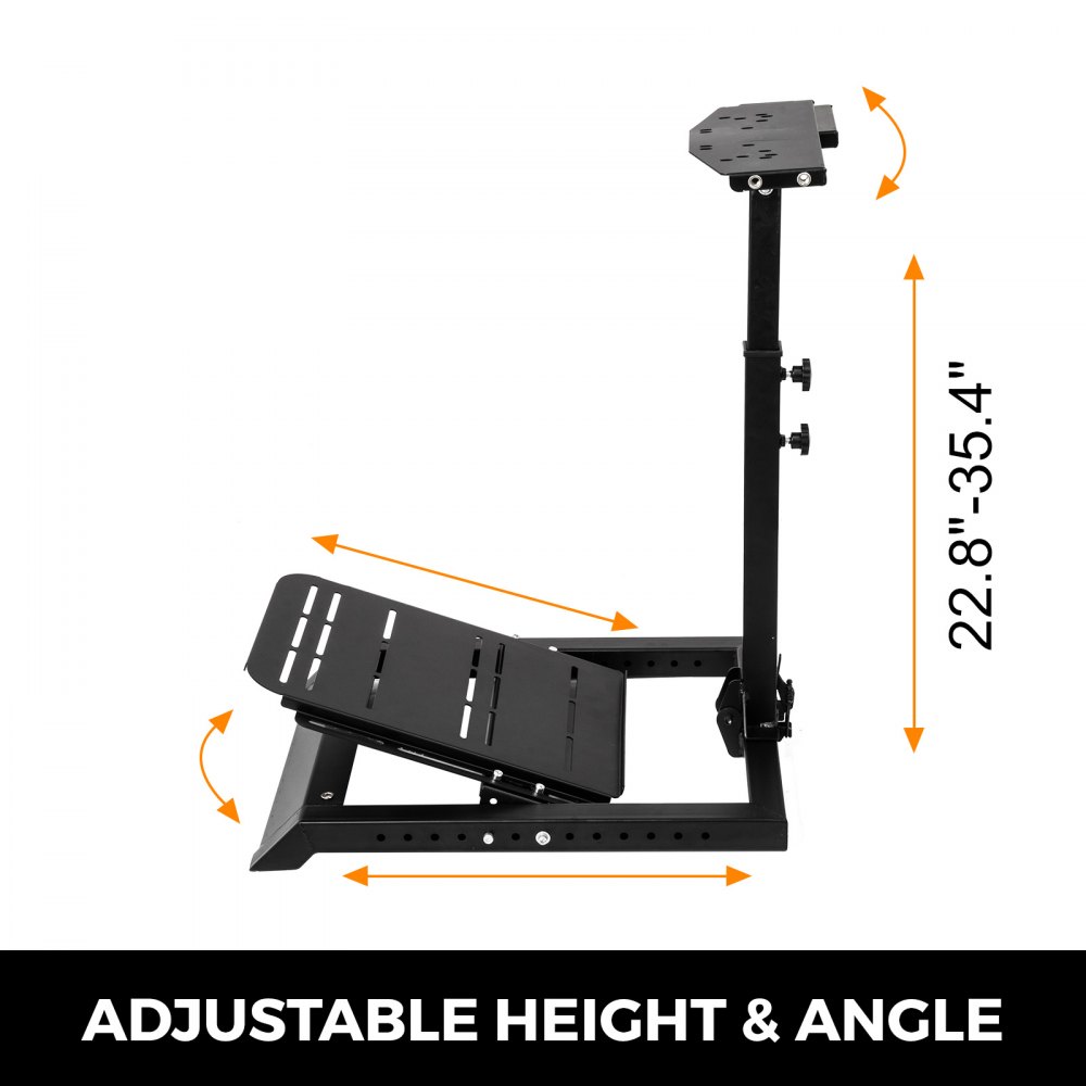 VEVOR Racing Wheel Stand Höhenverstellbares Fahrsimulator-Cockpit Passend für das Logitech G25 G27 G29 G920 Racing Wheel Stand Kit