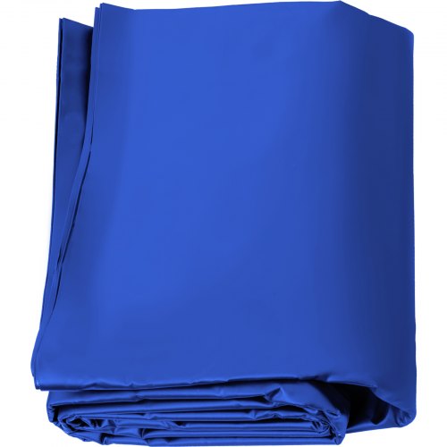 Vevor Pvc Poolabdeckplane Poolabdeckung Rechteckig Frame Pool 3,4 X 6,4 M Blau