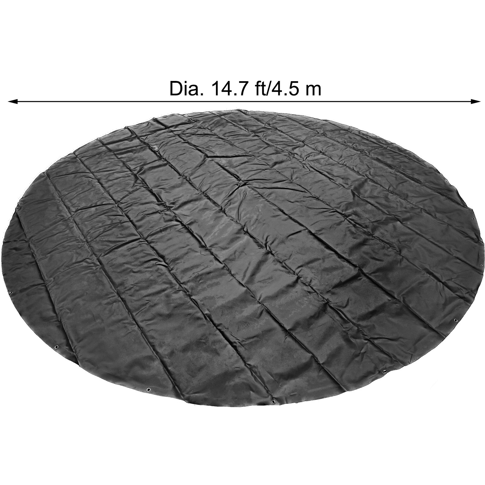 Vevor Pool Abdeckplane Winterabdeckplane Rund 4,5m Poolüberdachung Pvc Poolplane