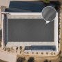 VEVOR Pool Abdeckplane, Passend für rechteckige, eingelassene Pools (3,66x7,62 m), Winterabdeckplane mit Ablauflöchern, Netz-Poolabdeckung für Schwimmbecken, PVC-Sicherheitsabdeckung