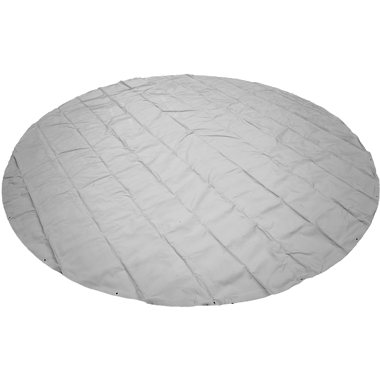 Vevor Pool Abdeckplane Winterabdeckplane 5 M Kreisförmige Poolüberdachung Grau