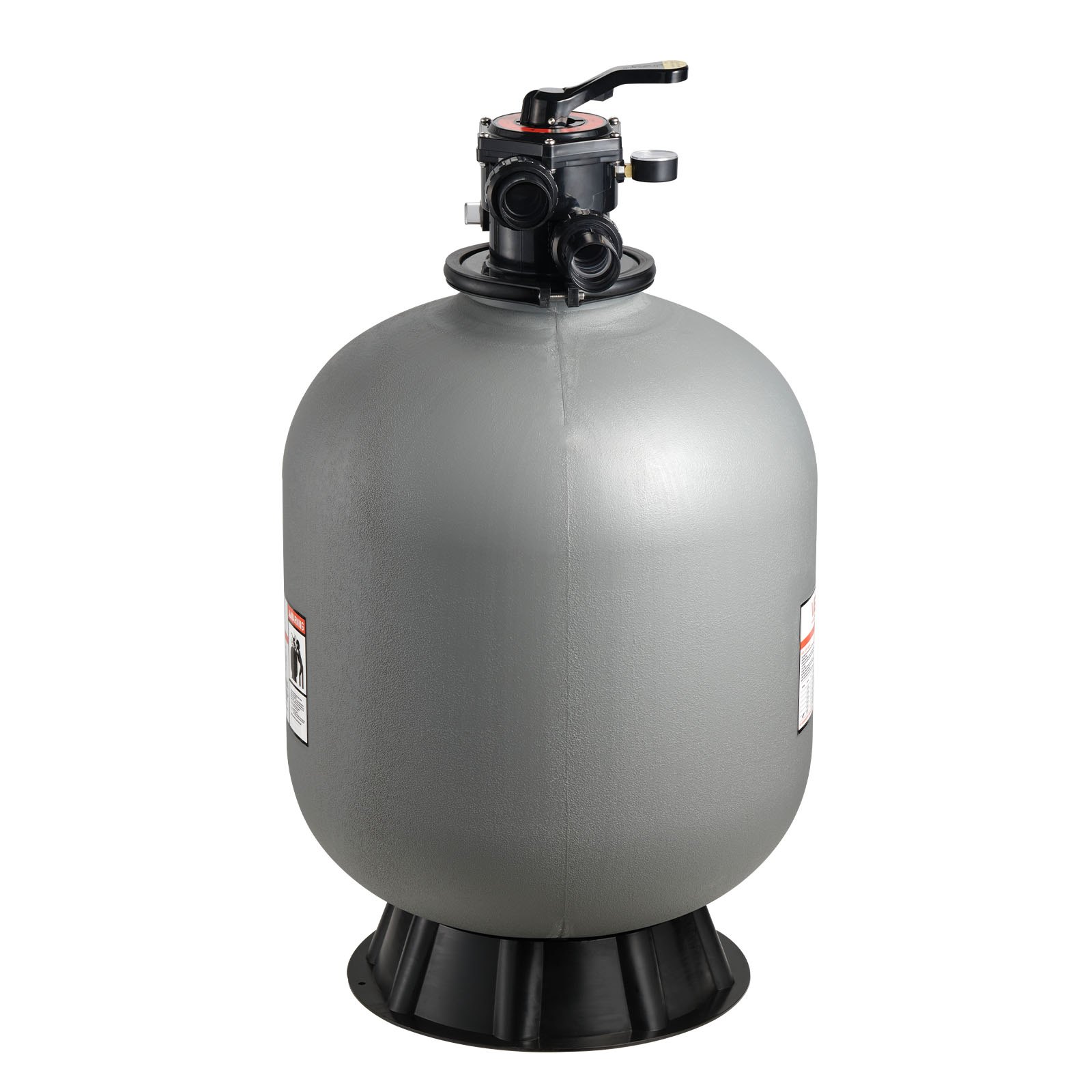 VEVOR Sandfilter, 600 mm Filterkessel, 246 L/min Sandfiltersystem, Filterbehälter mit 7-Wege-Mehrwegeventil, Rückspül-, Spül-, Umwälz-, Abwasser-, Winter- & Geschlossenmodus, für Aufstellpools