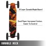 VEVOR Mountainboard Flamme Skateboard 94x24 cm, Longboard 7,8 Zoll keinen Akku mit tollen Features mit Zubehör Geschenk für Erwachsene Jugendliche Kinder Jungen für Anfänger und Einsteiger