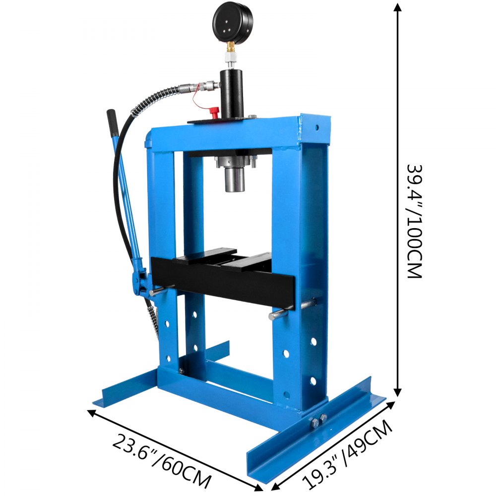 Werkstattpresse 10t 10000kg Hydraulikpresse Hydraulisch Rahmenpresse Lagerpresse