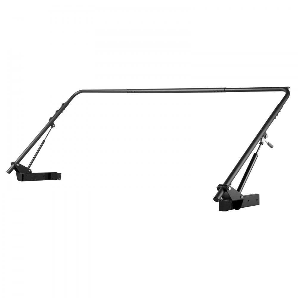 VEVOR Abdeckungsheber für Whirlpools Hydraulisch Aluminiumrohren 190-250 cm für Rechteckige Modelle, 175-245 cm Breite, 150-300 mm Eckenradius, Selbstverriegelung, 3 Seitenhaken, Abgerundete Kanten