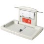 VEVOR Wickelkombi Wandmontierte Wickelkommode, Abnehmbarer Wickeltisch Wickelwagen, Grau Wickeltisch mit Wickelauflage, Sicherheitsgurt, Platzsparend & Stabil, Wickelregal 20 kg Tragfähigkeit Baby