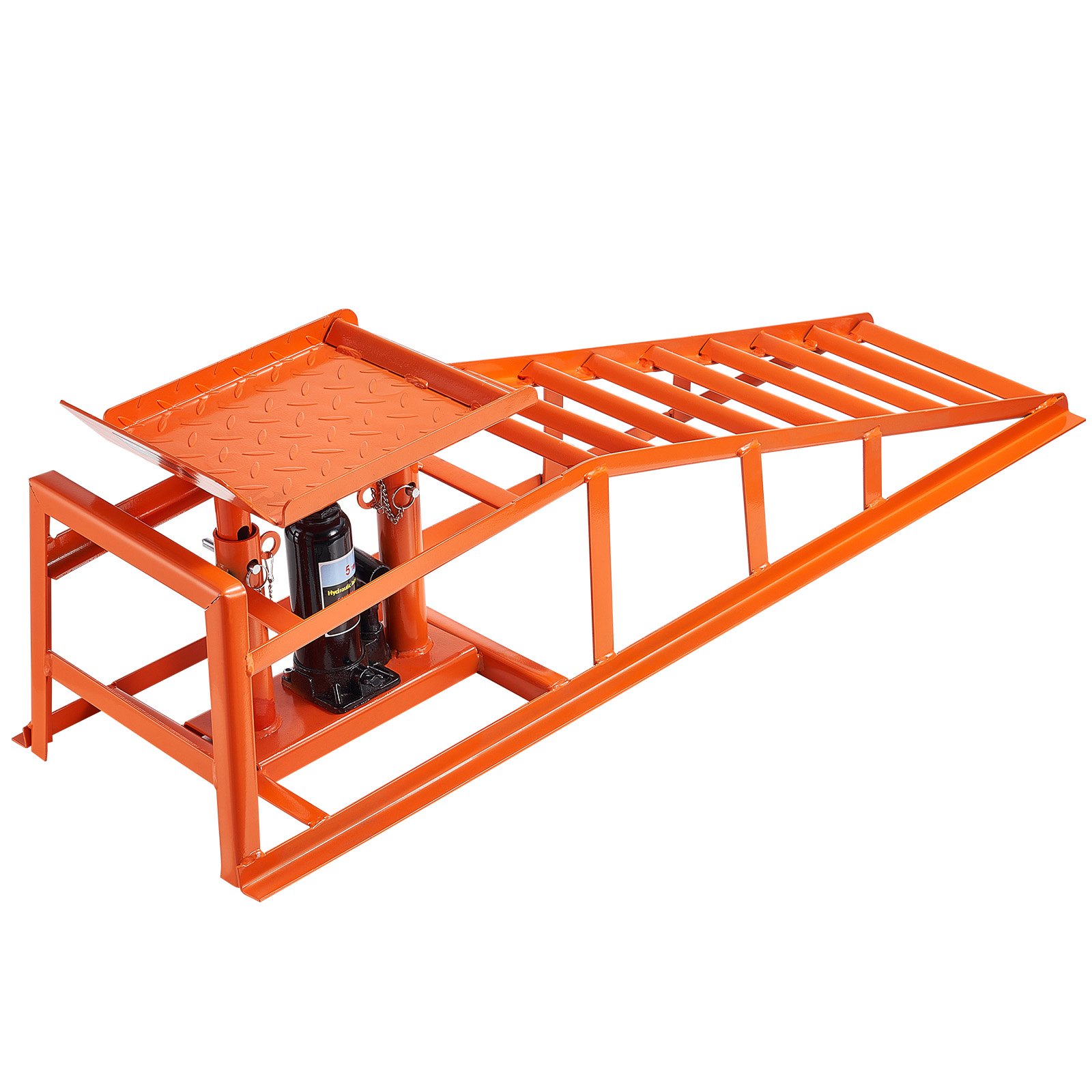 VEVOR Hydraulic Car Ramps, 2 PCS 5T 11000 lbs, 270-360 mm Lift Height, Heavy Duty Hydraulic Vehicle Ramps, Portable Car Lifts for Home Garage Maintenance and Oil Changes, Truck Vehicle Auto Repair