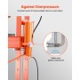 VEVOR hydraulische Werkstattpresse 20 t (H-Rahmen) mit Pressplatte, einstellbare Hydraulikpresse (Max. Zylinder 185 mm) mit Dreieckstütze, geeignet zum Biegen & Richten & Stanzen Orange