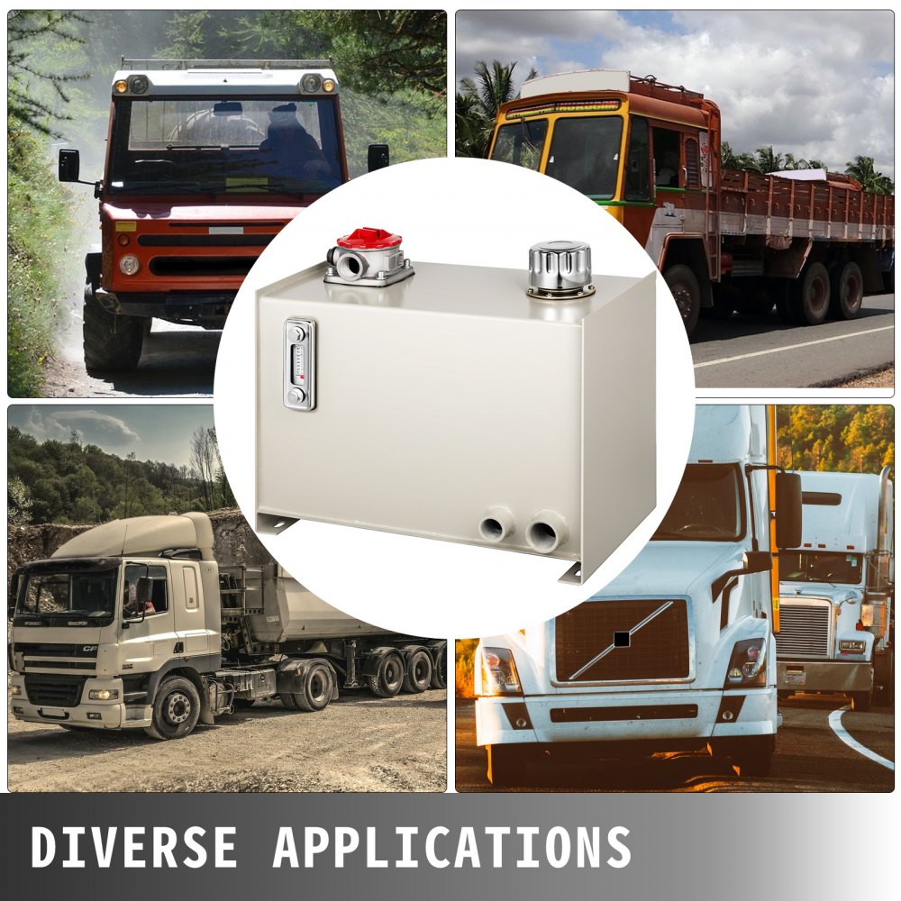 Hydrauliköltank Kraftstofftank 25l Hydraulikbehälter Mit Manometer Filterelement