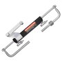 VEVOR 90 PS hydraulisches Außenborder-Lenkset, hydraulisches Bootslenksystem mit 342,9 mm Lenkrad, Steuerpumpe, Hydraulikzylinder und zwei 7924,8 mm Schläuchen für Einzelstation-Einmotorboote