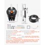 VEVOR Hydraulic Steering Kit, 90 HP, Marine Boat Hydraulic Steering System, with 6.9 MPa/1000 psi Helm Pump, Two-Way Lock Cylinder, and 6 m High-Strength Hoses, for Single Station, Single-Engine Use