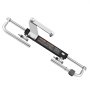 VEVOR Hydraulisches Außenborder-Lenkset, 70kW (90PS), Hydraulik-Lenkpumpe & Zylinder, 6,9MPa Betriebsdruck, Gehäuse aus Aluminiumlegierung, Rückschlagventil, für Außenbordmotoren, Fischer- & Segelboote