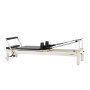 VEVOR Pilates Reformer Gerät mit Aluminiumrahmen 181 kg 2350 x 690 x 945 mm Ideal für Home-Gyms und Studios, mit Leisem Schlittenlauf, Verstellbarer Kopfstütze, Pilates-Box, Jumpboard und Fußschlaufen