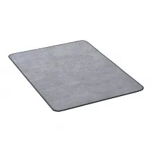 VEVOR Stuhlmatte Bodenschutzmatte (1225 x 915 x 5 mm) Bürostuhlmatte für Hartböden, Stuhlteppich für Rollstuhl, Cord-Oberfläche, sanftes Gleiten unter dem Schreibtischteppich für Heimbüro (grau)
